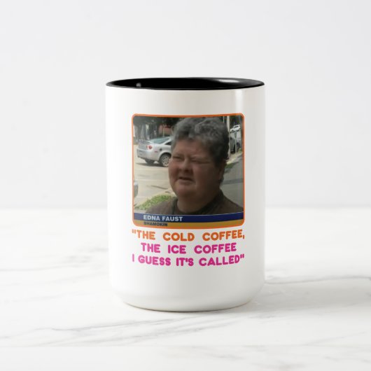 Tasse 2 Couleurs Conception originale de Faust dans une GRANDE tass (Centre)