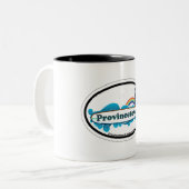 Tasse 2 Couleurs Conception ovale de Provincetown (Devant gauche)
