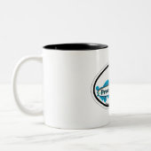 Tasse 2 Couleurs Conception ovale de Provincetown (Gauche)