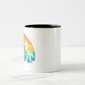 Tasse 2 Couleurs Conception Rétro de Pismo Beach (Centre)