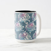 Tasse 2 Couleurs Conception réussie avec marguerite (Devant droit)