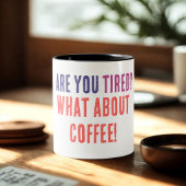 Tasse 2 Couleurs Conception Simple