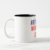 Tasse 2 Couleurs Conception Simple (Gauche)