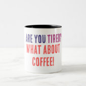 Tasse 2 Couleurs Conception Simple (Centre)