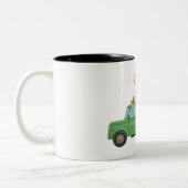 Tasse 2 Couleurs Conceptions de sublimation de fleurs (Gauche)