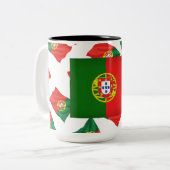 Tasse 2 Couleurs conceptions portugaises (Devant gauche)