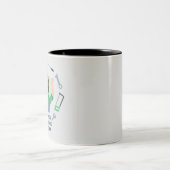 Tasse 2 Couleurs Concepts de techniciennes de rattrapage oculaire (Centre)