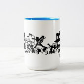 Tasse 2 Couleurs Concert du Parti Bloquer (Centre)