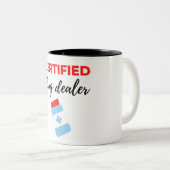 Tasse 2 Couleurs Concessionnaire certifié 2 (Devant droit)