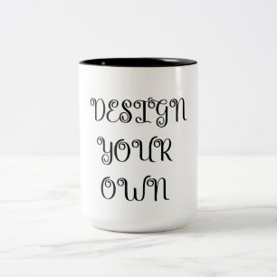 Tasse 2 Couleurs Concevez votre propre