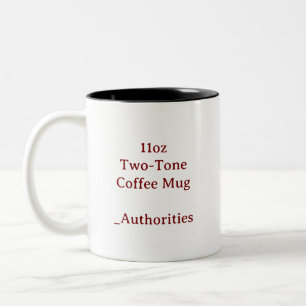 Tasse 2 Couleurs Concevez Votre Propre 11oz