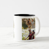 Tasse 2 Couleurs Concevez votre propre collection photo 2 (Devant droit)
