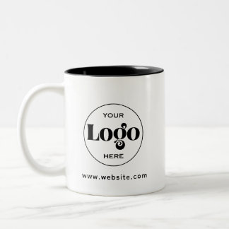 Tasse 2 Couleurs Concevez votre propre logo personnalisé