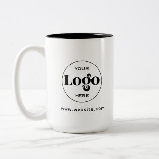Tasse 2 Couleurs Concevez votre propre logo personnalisé