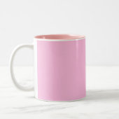 Tasse 2 Couleurs Concevez votre propre Musique - Rose clair (Gauche)