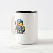 Tasse 2 Couleurs Concierge Canard en Caoutchouc (Devant gauche)