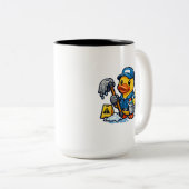 Tasse 2 Couleurs Concierge Canard en Caoutchouc (Devant droit)