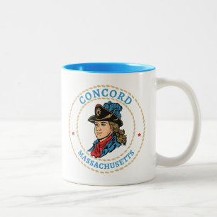 Tasse 2 Couleurs Concord Massachusetts Colonial