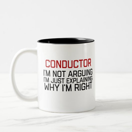 Tasse 2 Couleurs conducteur (Gauche)