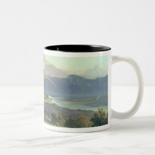 Tasse 2 Couleurs Conducteur de bestiaux à cheval avec ses bétail