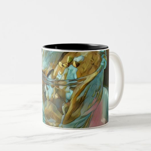 Tasse 2 Couleurs Cône crème glacée d'été (Devant droit)