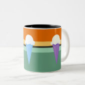Tasse 2 Couleurs Cône de glace (Devant droit)