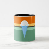 Tasse 2 Couleurs Cône de glace (Centre)