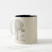 Tasse 2 Couleurs Confiance dans la foi (Devant gauche)