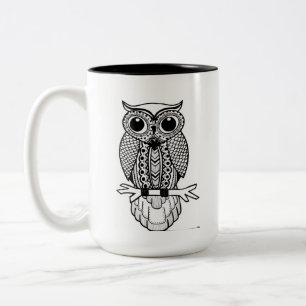 Tasse 2 Couleurs Confiance de HIBOU l'univers. Faites confiance à