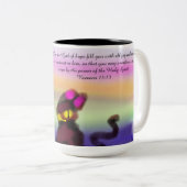 Tasse 2 Couleurs confiance en Jésus (Devant droit)