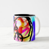 Tasse 2 Couleurs Confiance en jésus (Devant droit)