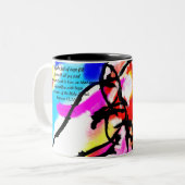 Tasse 2 Couleurs Confiance en jésus (Devant gauche)