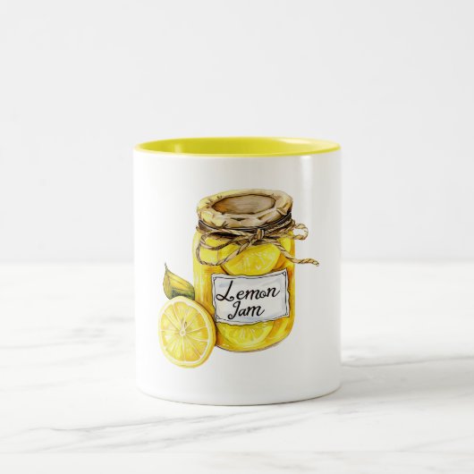 Tasse 2 Couleurs Confiture de citron jaune (Centre)