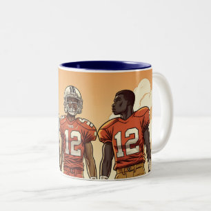 Tasse 2 Couleurs Confiture de football personnalisable
