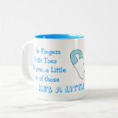 Tasse 2 Couleurs Congrats sur le nouveau bébé (Devant gauche)