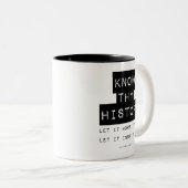 Tasse 2 Couleurs Connaître ton histoire (Devant droit)