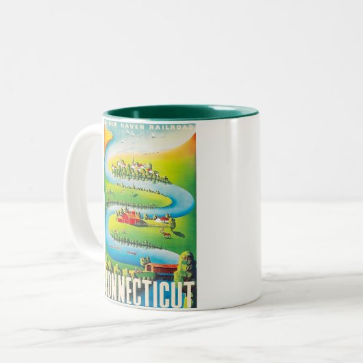 TASSE 2 COULEURS CONNECTICUT (Devant gauche)