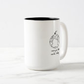 Tasse 2 Couleurs Conquérir le Monde (Devant droit)