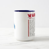 Tasse 2 Couleurs Conscience de spondylarthrite ankylosante grande (Centre)