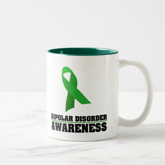 Tasse 2 Couleurs Conscience de trouble bipolaire (Droit)