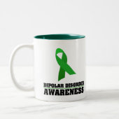 Tasse 2 Couleurs Conscience de trouble bipolaire (Gauche)