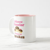 Tasse 2 Couleurs Conseiller drôle de conseils (Devant gauche)