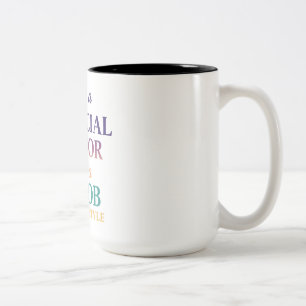 Tasse 2 Couleurs Conseiller financier - C’est un mode de vie