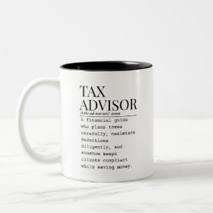 Tasse 2 Couleurs Conseiller fiscal