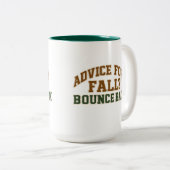 Tasse 2 Couleurs Conseils pour la conception de rebond d'automne (Devant droit)