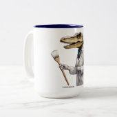 Tasse 2 Couleurs Conservasaurus Dinosaur (Devant gauche)