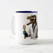 Tasse 2 Couleurs Conservasaurus Dinosaur (Devant gauche)