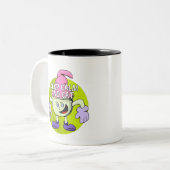 Tasse 2 Couleurs Conserver le calme et manger (Devant gauche)