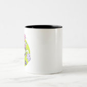 Tasse 2 Couleurs Conserver le calme et manger (Centre)