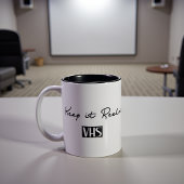 Tasse 2 Couleurs Conserver le VHS Retro Citation